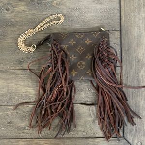 Vintage Boho Louis Vuitton wallet on chain woc